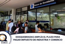 EN DOSQUEBRADAS SE AMPLÍA EL PLAZO PARA PAGAR EL IMPUESTO DE INDUSTRIA Y COMERCIO DEL QUINTO BIMESTRE