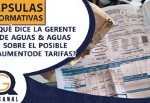 ¿QUÉ DICE LA GERENTE DE AGUAS & AGUAS SOBRE EL POSIBLE AUMENTO DE TARIFAS?