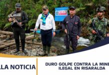 DURO GOLPE CONTRA LA MINERÍA ILEGAL EN RISARALDA: CINCO PERSONAS FUERON CAPTURADAS EN MEDIO DE LA OPERACIÓN GUARDIANES DEL SAN JUAN