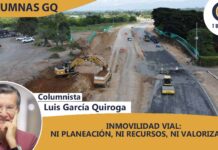 INMOVILIDAD VIAL: NI PLANEACIÓN, NI RECURSOS, NI VALORIZACIÓN