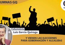 Y VIENEN LAS ELECCIONES PARA GOBERNACIÓN Y ALCALDÍAS