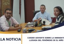CARDER ADVIERTE SOBRE LA INMINENTE LLEGADA DEL FENÓMENO DE EL NIÑO