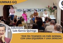 “POR FIN TENEMOS UN PAÍS NORMAL, CON UNA IZQUIERDA Y UNA DERECHA”