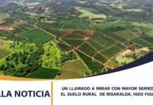 UN LLAMADO A MIRAR CON MAYOR SERIEDAD EL SUELO RURAL DE RISARALDA, HIZO FIDATEC