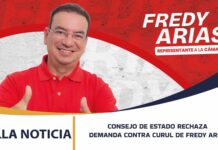 CONSEJO DE ESTADO RECHAZA DEMANDA CONTRA CURUL DE FREDY ARIAS