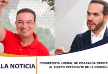 CONGRESISTA LIBERAL DE RISARALDA OFRECE APOYO AL ELECTO PRESIDENTE DE LA ESPRIELLA