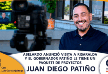 ABELARDO ANUNCIÓ VISITA A RISARALDA Y EL GOBERNADOR PATIÑO LE TIENE UN PAQUETE DE PROYECTOS