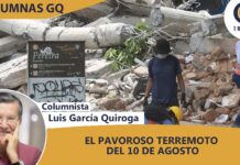 EL PAVOROSO TERREMOTO DEL 10 DE AGOSTO