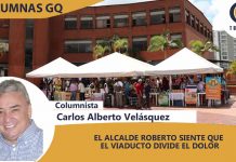 EL ALCALDE ROBERTO SIENTE QUE EL VIADUCTO DIVIDE EL DOLOR