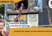 DESPUÉS DEL SISMO, NO HAY ESPACIO PARA EGOS